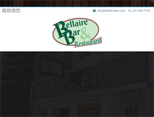 Tablet Screenshot of bellairebar.com